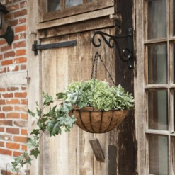 Metalen Hanging Basket 35cm - Incl. Ketting En Kokosinlegvel 7 Metalen Hanging Basket 35cm - Incl. Ketting En Kokosinlegvel -Natur Bloemen Winkel metalen hanging basket 35cm incl ketting en kokosinlegvel hanging basket 3
