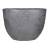 Bloempot Mira Ovaal - L50 X B20 X H36cm - Antraciet 2 Bloempot Mira Ovaal - L50 X B20 X H36cm - Antraciet -Natur Bloemen Winkel ovaal mira 50x20x36cm industrieel zwart bloempot antraciet 1