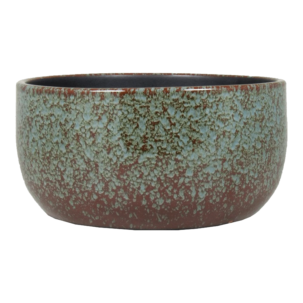 Plantenschaal Sepp - D28 X H13cm - Blauw 3 Plantenschaal Sepp - D28 X H13cm - Blauw