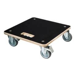 Plantentrolley Vierkant 38x38 Cm - FSC Hout/zwart - Nature