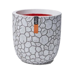 Capi Bloempot Bol Nature Clay NL - D43 X H41cm - Ivoor
