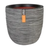 Capi Bloempot Bol Nature Rib NL - D43 X H41cm - Antraciet -Natur Bloemen Winkel pot bol rib nl 43x41 antraciet bloempot 1 6