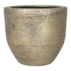 Bloempot Fien - D19 X H17cm - Goud 1 Bloempot Fien - D19 X H17cm - Goud -Natur Bloemen Winkel pot fien d19 h17cm industrieel goud bloempot 1 5