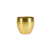 Bloempot Kody Metaal - D21 X H16cm - Goud -Natur Bloemen Winkel pot kody gold metaal d21 h16 bloempot 1 5