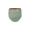 Bloempot Ryan - D26 X H26cm - Shiny Blue 1 Bloempot Ryan - D26 X H26cm - Shiny Blue -Natur Bloemen Winkel pot ryan shiny blue keramiek d26 h26 bloempot 1 5