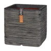 Capi Plantenbak Vierkant Nature Rib NL - L40 X B40 X H40cm - Antraciet 2 Capi Plantenbak Vierkant Nature Rib NL - L40 X B40 X H40cm - Antraciet -Natur Bloemen Winkel pot vierkant rib nl 40x40x40 antraciet plantenbak 1 5