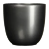 Bloempot Tusca - D39 X H34.5cm - Antraciet 2 Bloempot Tusca - D39 X H34.5cm - Antraciet -Natur Bloemen Winkel tusca pot rond antraciet h34 5xd39cm bloempot 1 4