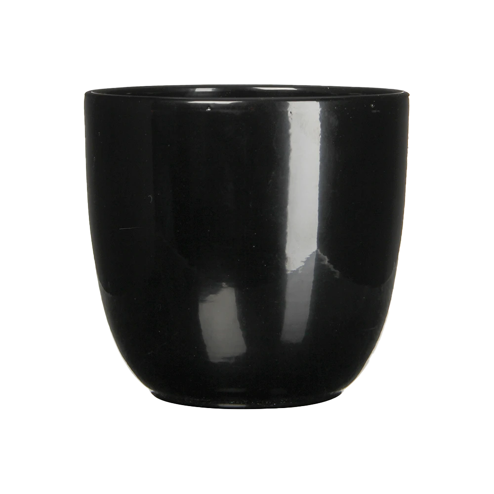 Bloempot Tusca - D28 X H25cm - Zwart 3 Bloempot Tusca - D28 X H25cm - Zwart