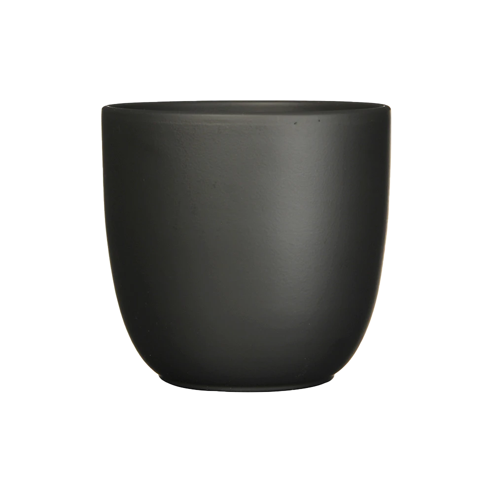 Bloempot Tusca - D31 X H28.5cm - Mat Zwart 3 Bloempot Tusca - D31 X H28.5cm - Mat Zwart
