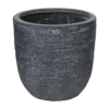 Bloempot Utah Egg - D39 X H38cm - Donkergrijs 2 Bloempot Utah Egg - D39 X H38cm - Donkergrijs -Natur Bloemen Winkel utah egg pot graphite d39h38 bloempot 1 4