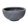 Plantenschaal Utah - D44 X H21cm - Donkergrijs -Natur Bloemen Winkel utah round bowl graphite d44h21 schaal 1 4