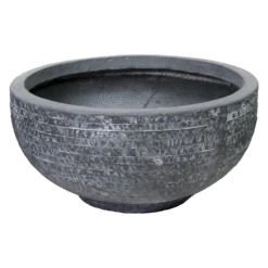 Plantenschaal Utah - D55 X H27cm - Donkergrijs