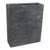 Plantenbak Utah Terras - L60 X B23 X H72cm - Donkergrijs 2 Plantenbak Utah Terras - L60 X B23 X H72cm - Donkergrijs -Natur Bloemen Winkel utah terrace part graphite l60w23h72 plantenbak 1
