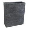 Plantenbak Utah Terras - L80 X B30 X H92cm - Donkergrijs -Natur Bloemen Winkel utah terrace part graphite l80w30h92 plantenbak 1