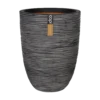 Capi Bloempot Nature Elegant Rib NL - D34 X H46cm - Antraciet -Natur Bloemen Winkel vaas elegant laag rib nl 36x47 antraciet bloempot 1 4