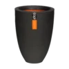 Capi Bloempot Urban Elegant Smooth NL - D36 X H48cm - Zwart 2 Capi Bloempot Urban Elegant Smooth NL - D36 X H48cm - Zwart -Natur Bloemen Winkel vaas elegant laag smooth nl 36x47 zwart bloempot 1 4