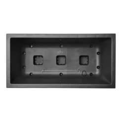 Elho Vivo Next Lang Wielen 80cm - Living Black -Natur Bloemen Winkel vivo next lang wielen 80cm living black 4 1