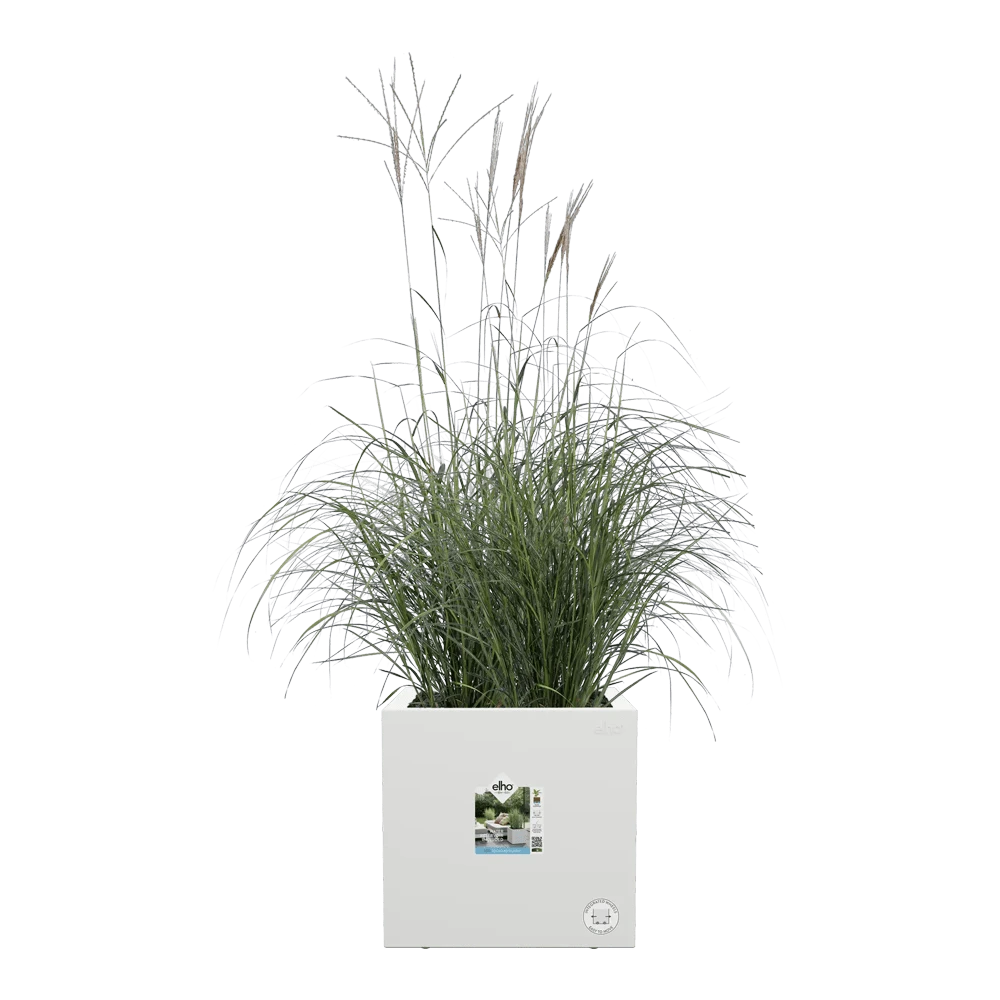 Elho Vivo Next Vierkant Wielen 40cm - Wit 7 Elho Vivo Next Vierkant Wielen 40cm - Wit - Afbeelding 5