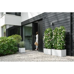 Elho Vivo Next Vierkant Wielen 40cm - Wit 14 Elho Vivo Next Vierkant Wielen 40cm - Wit -Natur Bloemen Winkel vivo next vierkant wielen 40cm wit 6 1