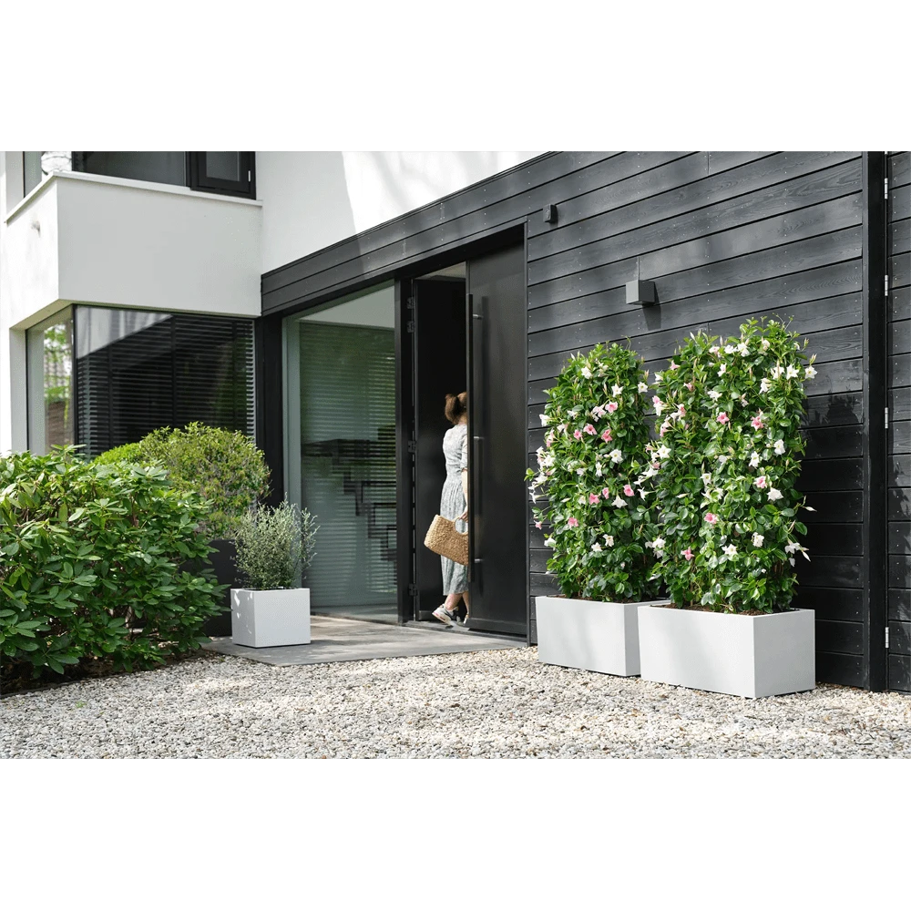 Elho Vivo Next Vierkant Wielen 40cm - Wit 8 Elho Vivo Next Vierkant Wielen 40cm - Wit - Afbeelding 6